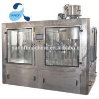 Full automatic carbonated soft drink gas beverage pet bottle filling machine equipment